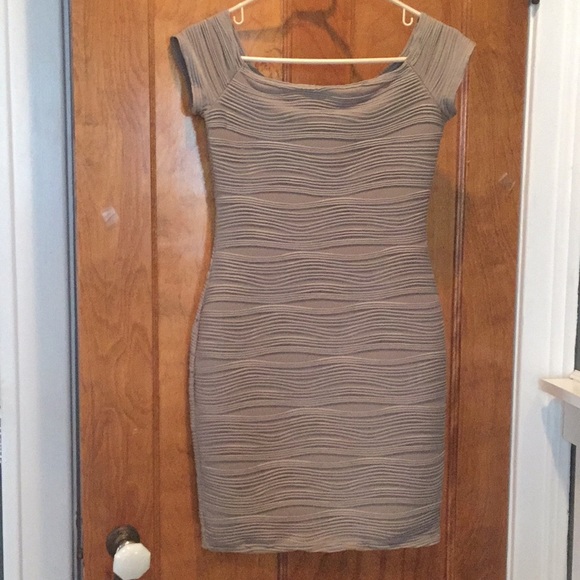 Brat Star Dresses & Skirts - BRAND NEW!! Taupe dress